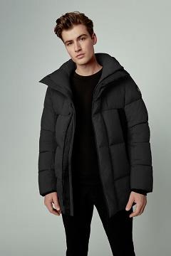 Chamarras Canada Goose Hombre Outlet - Osborne Abrigos Black Label Negros NZ0124986
